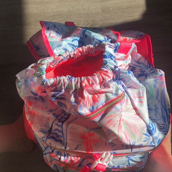SOLD❌NWT Lilly Pulitzer Cooler Backpack Shinin Sea - Picture 9 of 10